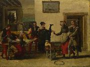 The Brunswick Monogrammist Itinerant Entertainers in a Brothel USA oil painting artist